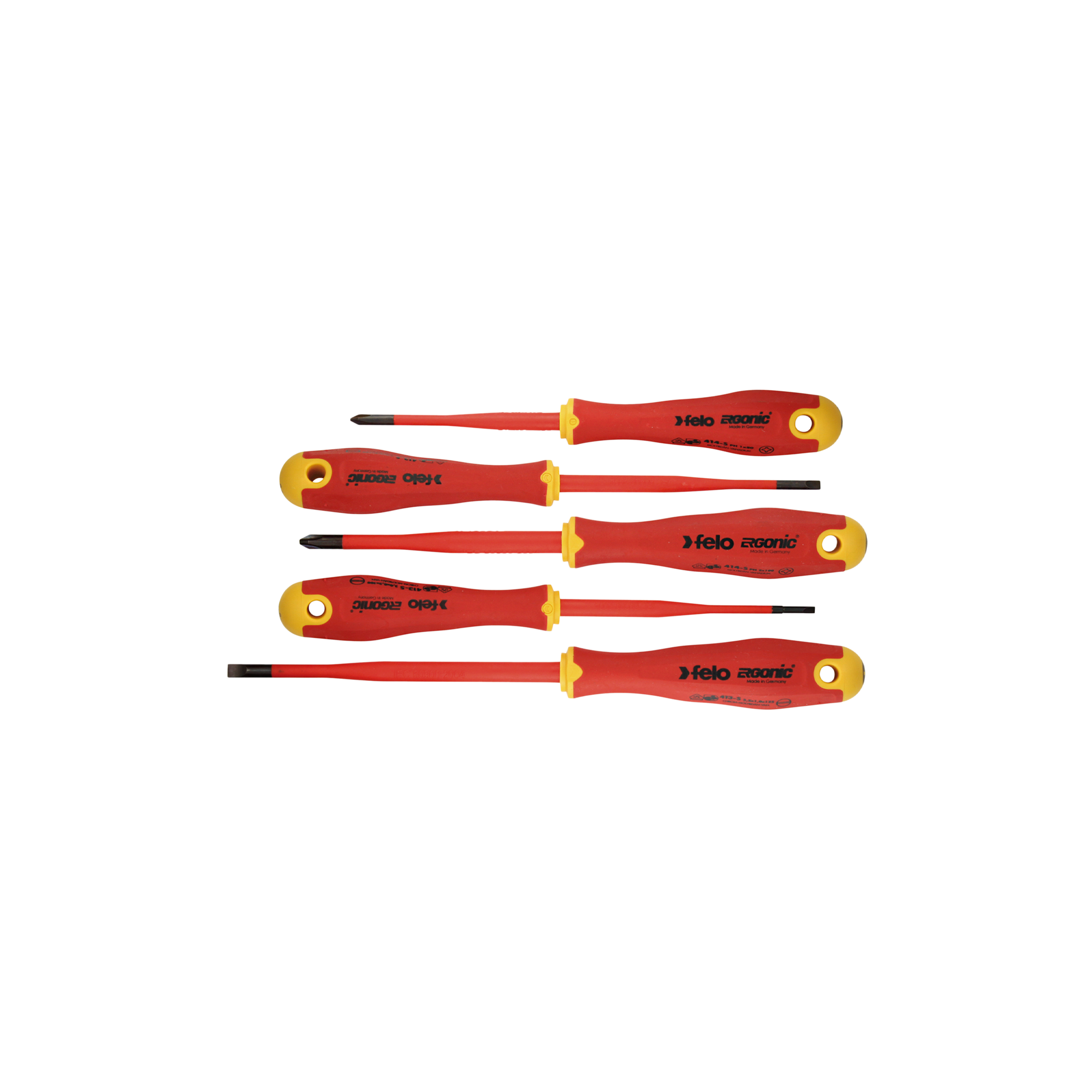VDE E-Slim 413 | Electrician Screwdriver 5-Piece Set