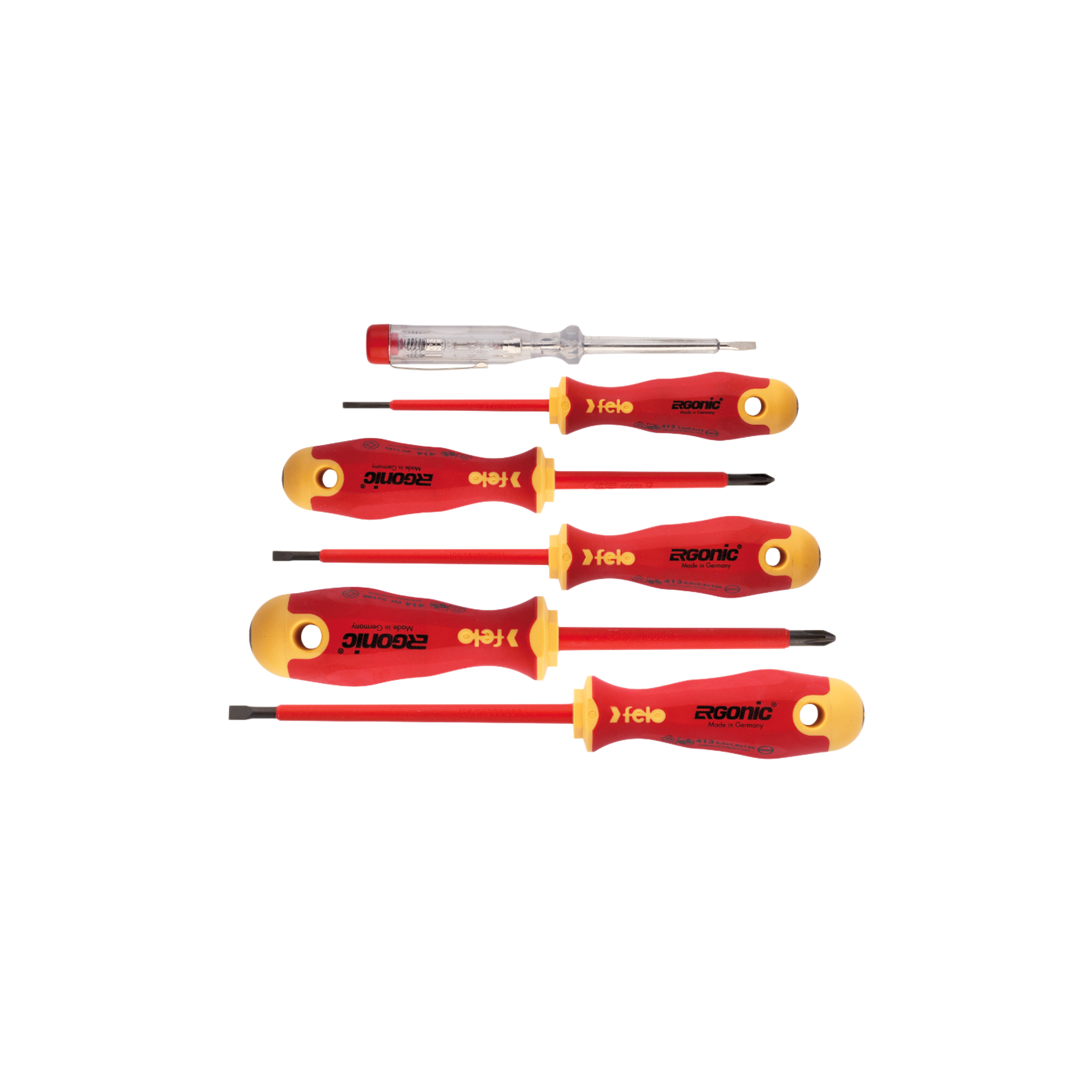 VDE E-Slim 413 | Electrician Screwdriver 6-Piece Set