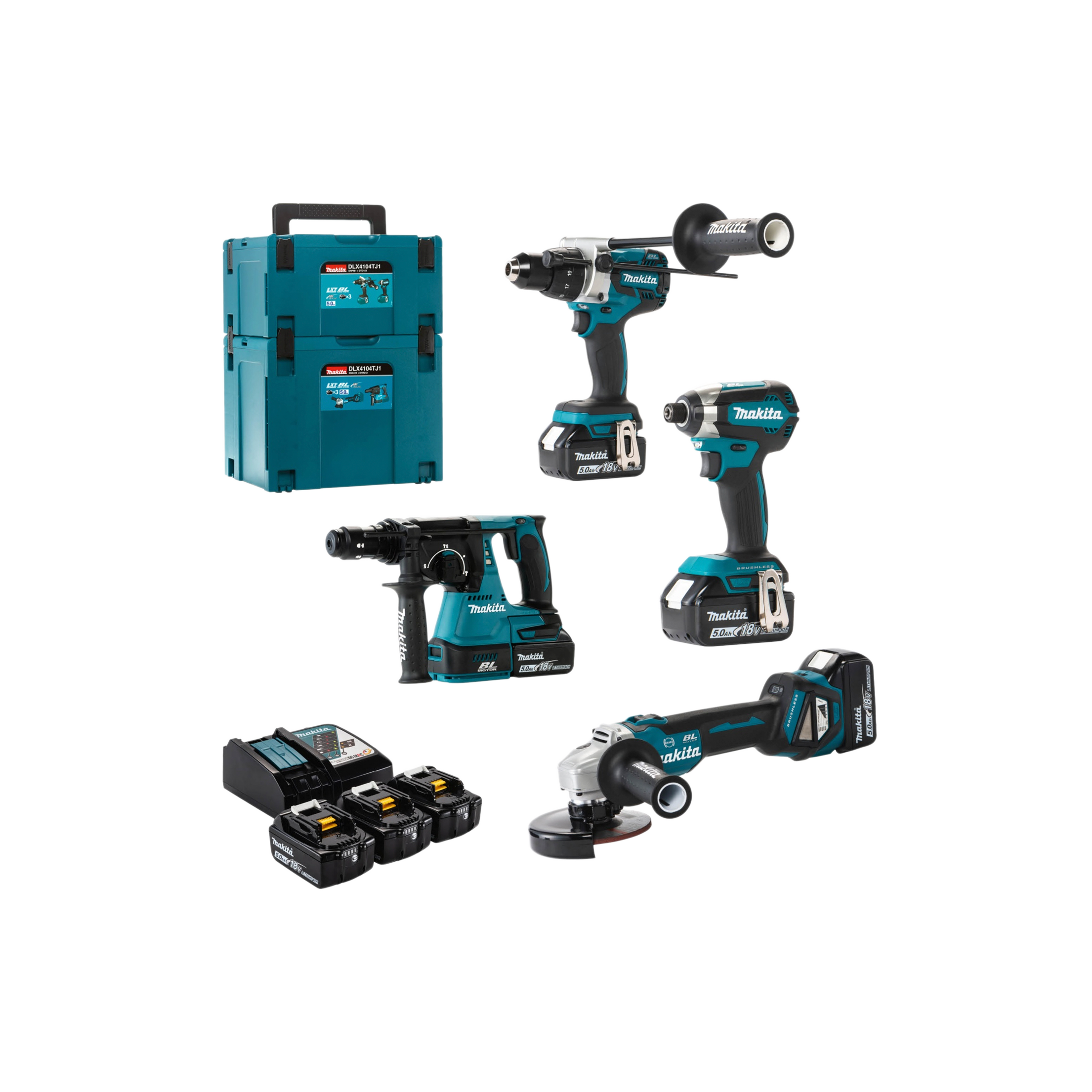 DLX4104TJ1 | Combo Kit 3x5Ah 18V