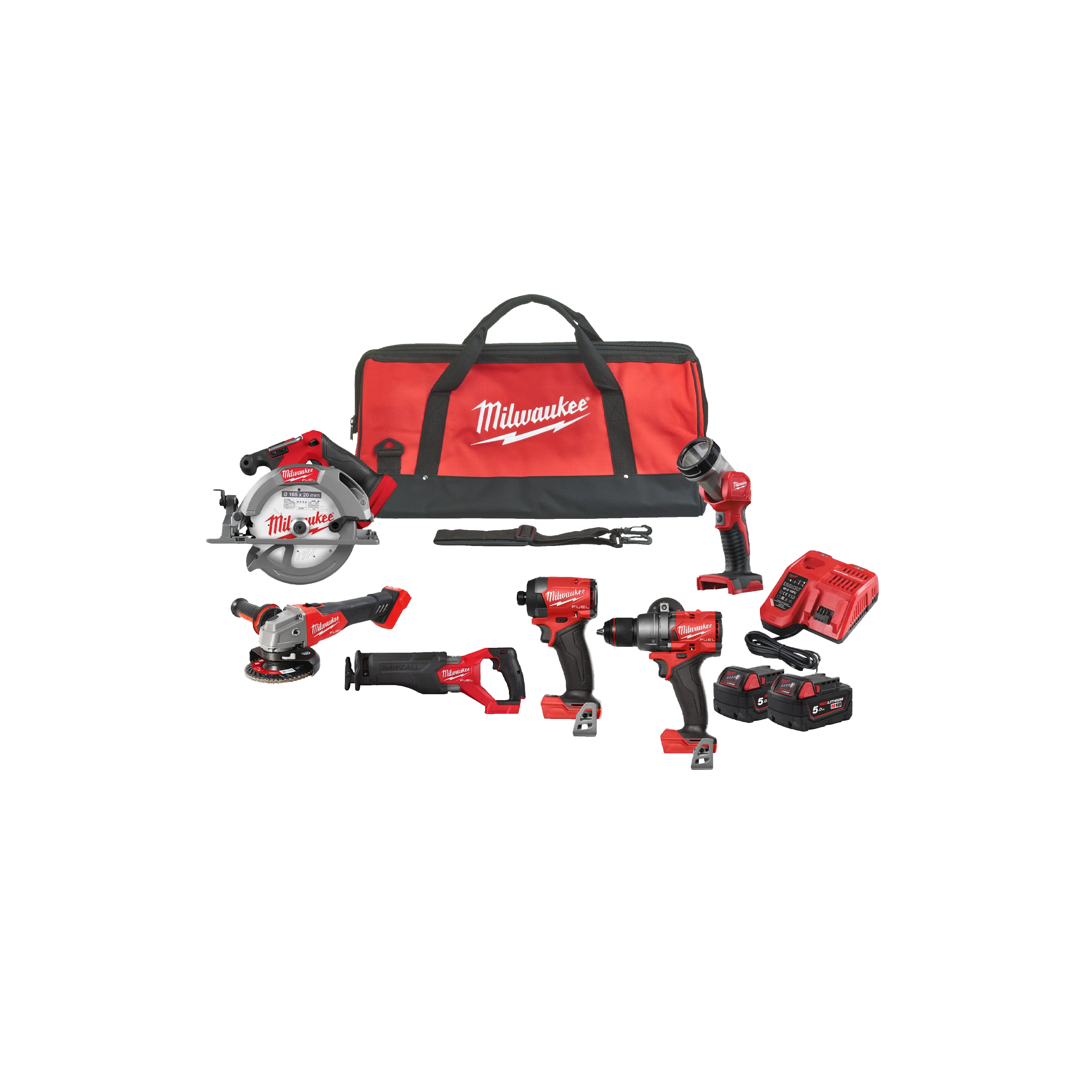 Milwaukee 10-Piece Power Tool Set M18 – SMVKT Milwaukee 10-Piece Power Tool Set M18 – SMVKT