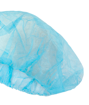 Disposable Bouffant Cap Blåt Engangshårnet