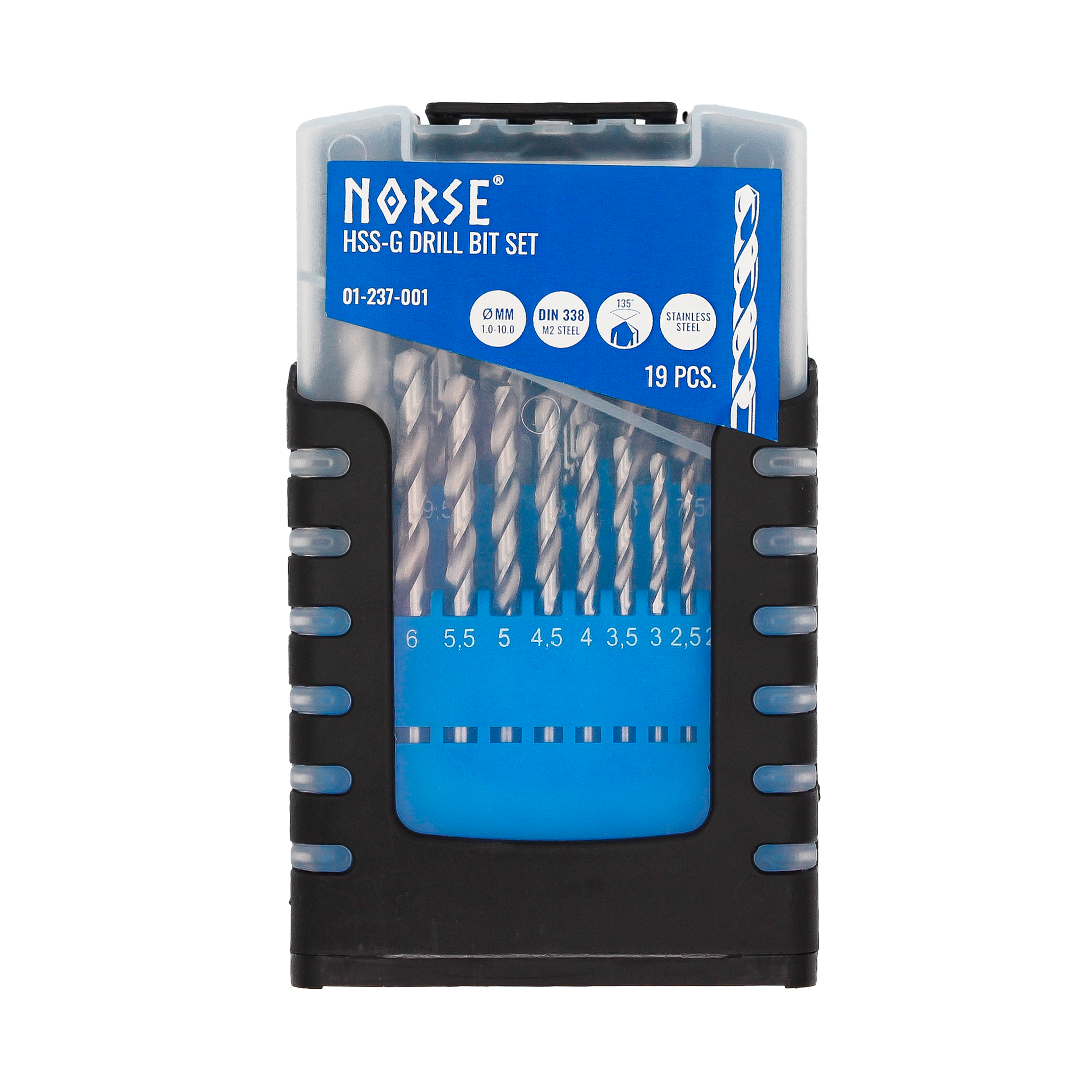 HSS-G Drill Bit Set Ø1-10mm