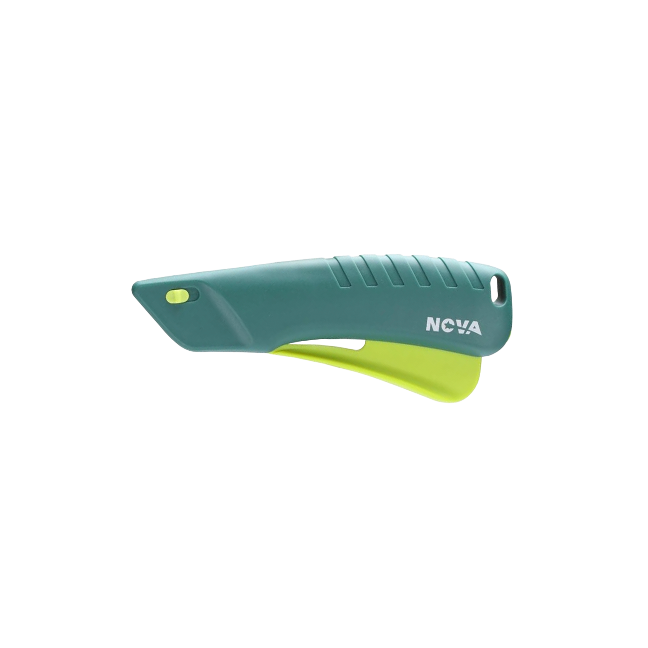 Squeeze auto-retract knife mini