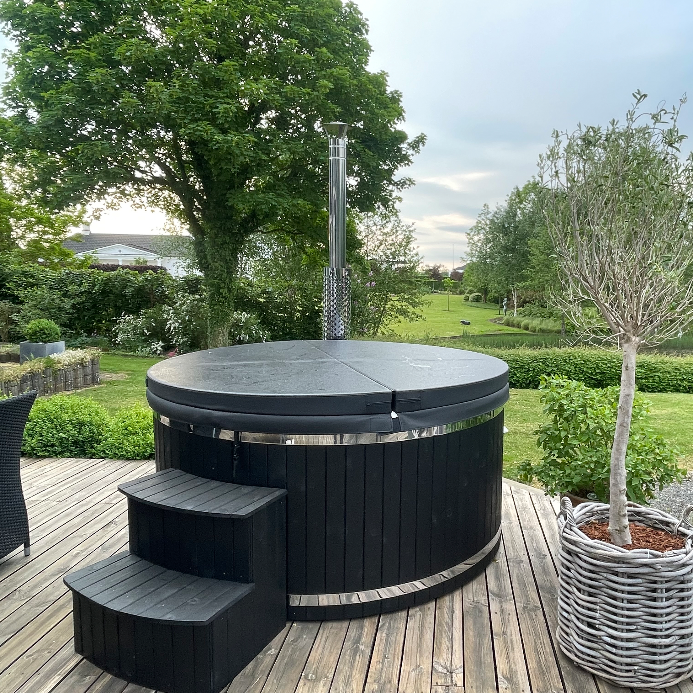 Wood Fired Hot Tub