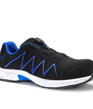 ELTEN JO_SPEEDY BOA BLACK-BLUE LOW ESD S1PS