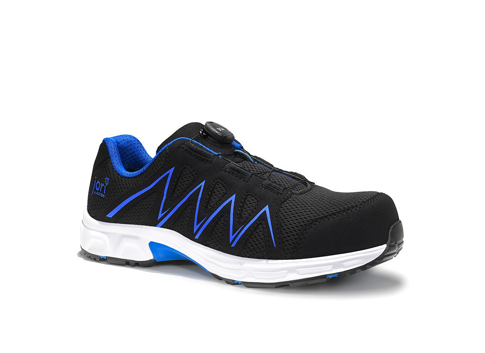ELTEN JO_SPEEDY BOA BLACK-BLUE LOW ESD S1PS