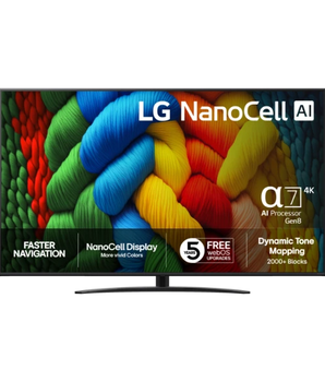 LG 75" 4K NanoCell TV 2025 75NANO81A