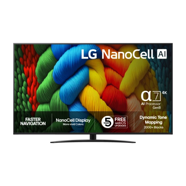 LG 75" 4K NanoCell TV 2025 75NANO81A