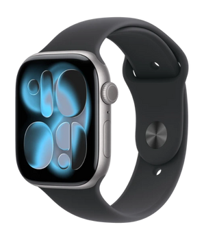 Apple Watch S11 46mm GPS (Jet Black Aluminium/Black Sport Band) M/L
