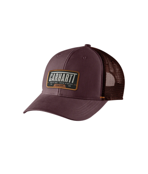 Canvas Mesh-Back Graphic Cap