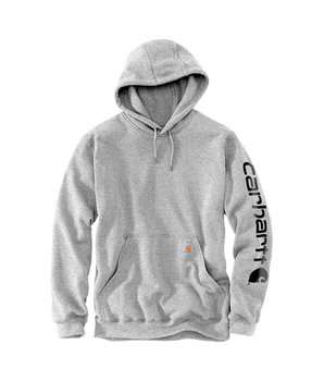 Hoodie med ärm-logo