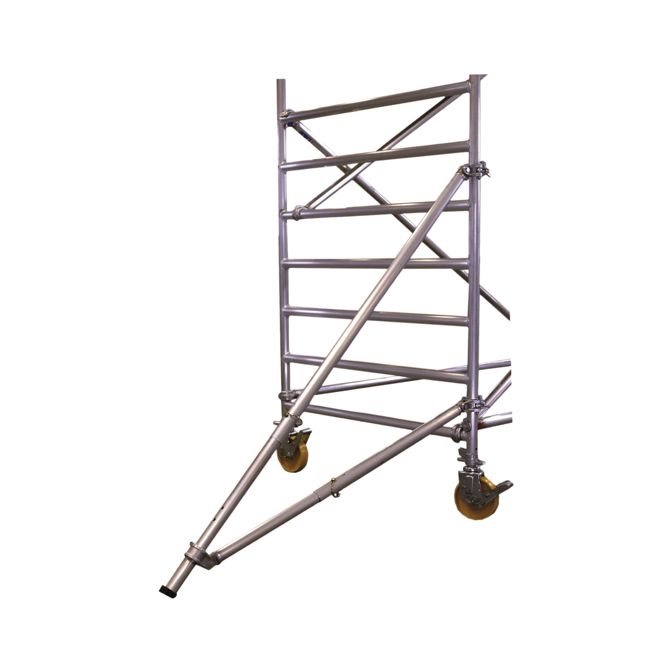 Support legs for scaffolding