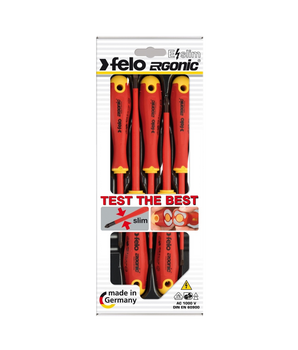 VDE E-Slim 413 | Electrician Screwdriver 5-Piece Set