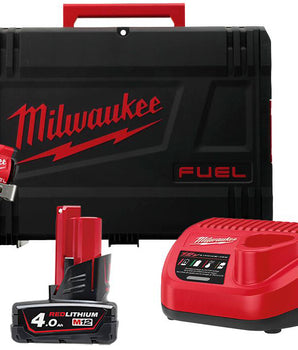 Milwaukee Slagboremaskine + Slagnøgle ½”, 12 V.