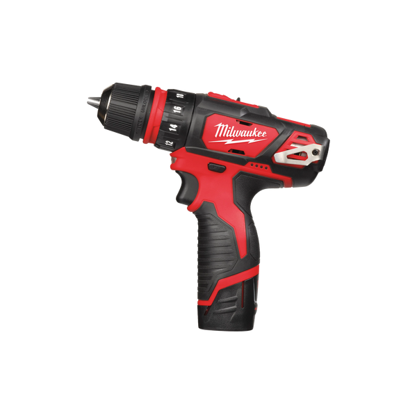 Milwaukee M12 BDDXKIT 202C Compact Power Drill Screwdriver with detachable C S.M Vaerktoj ApS