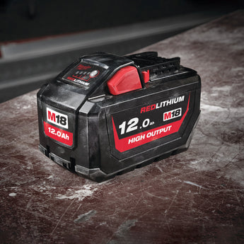 Milwaukee M18 HB12 HIGH OUTPUT 12 0 Ah Battery S.M Vaerktoj ApS