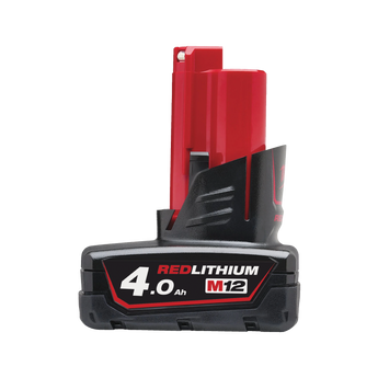 Milwaukee M12 B4 4 0 Ah Battery S.M Vaerktoj ApS