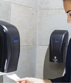 Hands-free automatic dispenser for hand sanitizer as well as hand soap