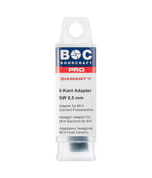 Hexagon adaptor SW 8,5mm for M14 diamond tile drills