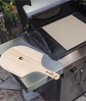 Pizza Stone incl. shovel | Pizza set for Barbeque