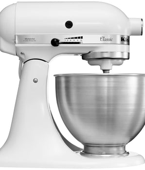 KitchenAid Classic køkkenmaskine 5K45SSEWH - hvid