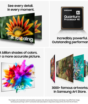 Samsung 55" QLED 4K Smart TV (2025) QEF1