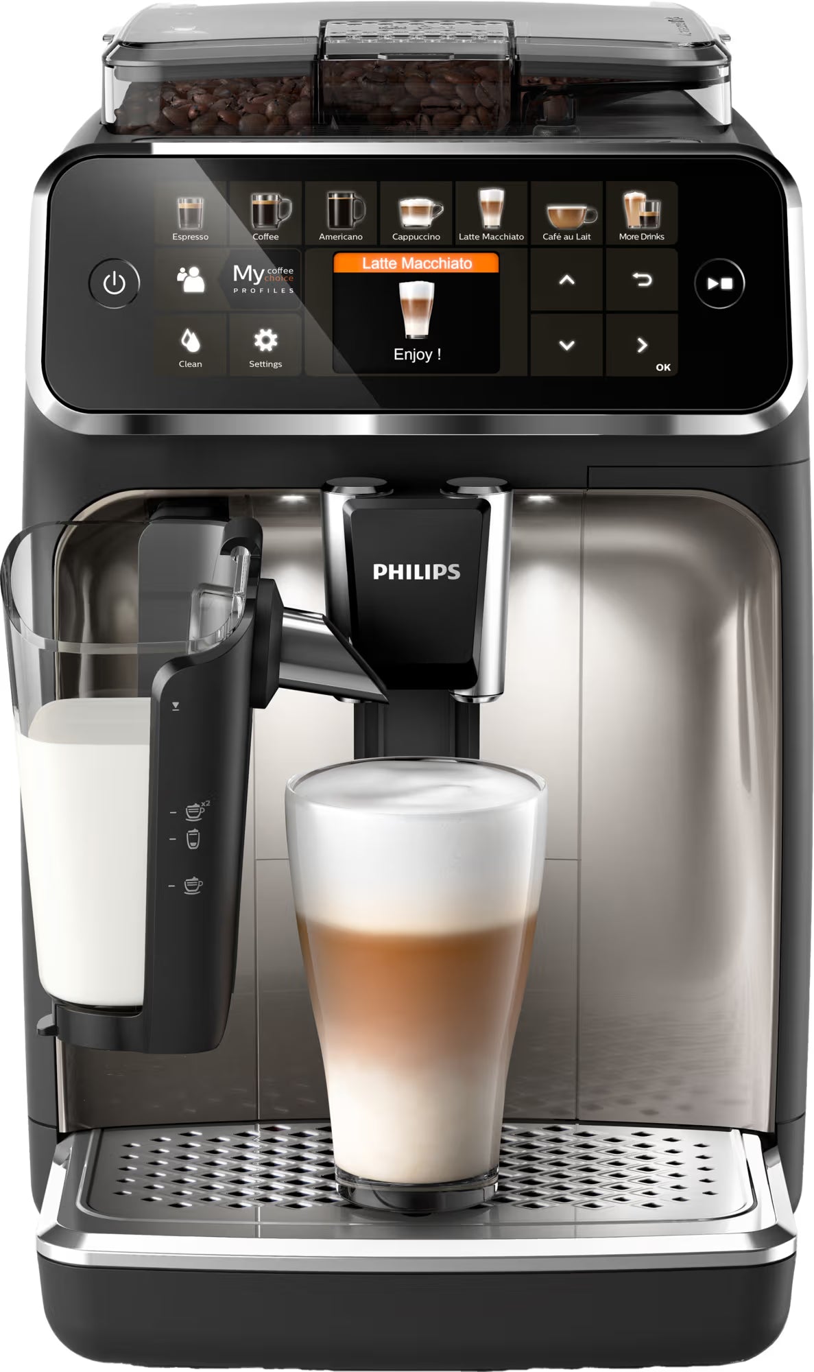 Philips 5400 Series espresso machine EP5447/90 (black)