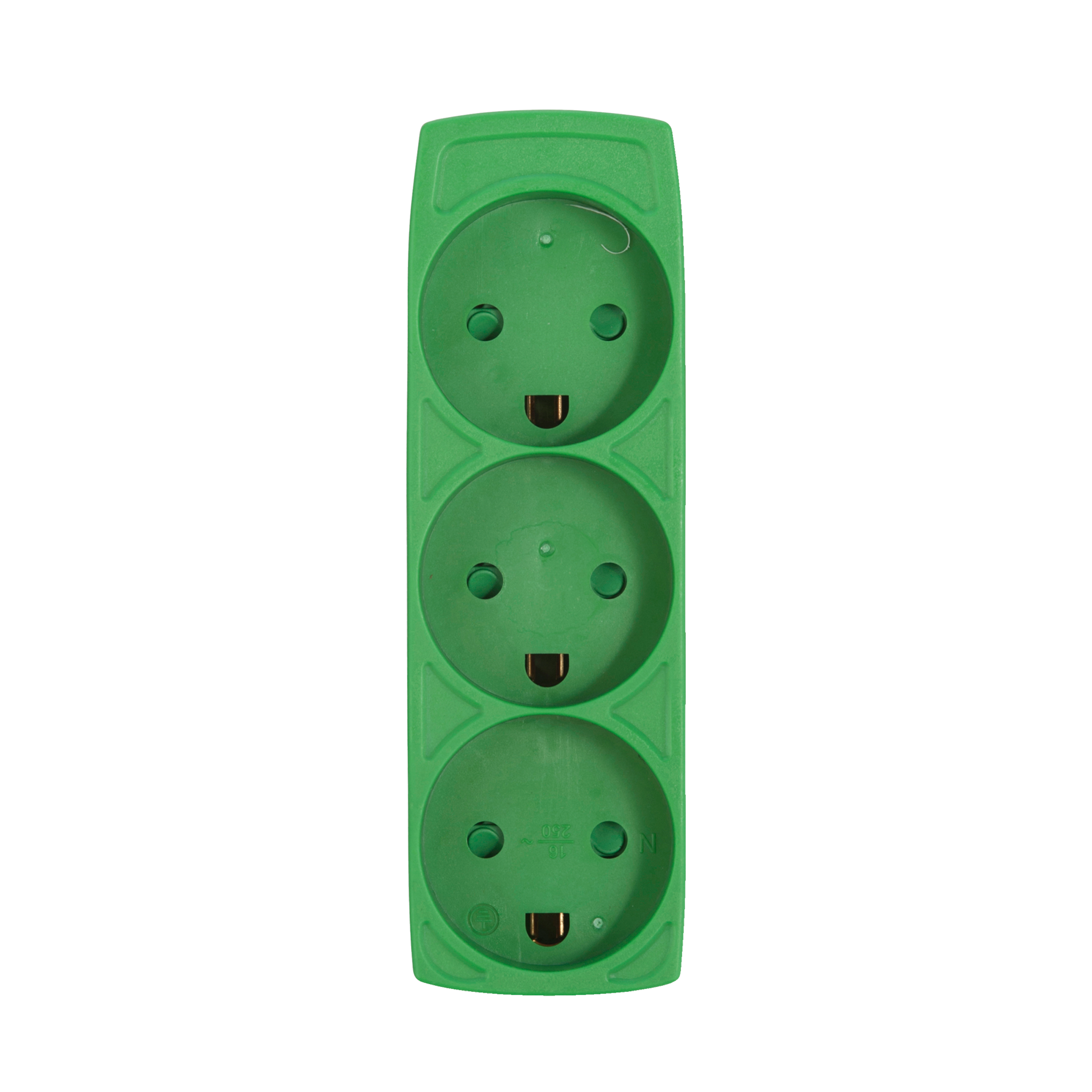 Grounded 3-way Socket