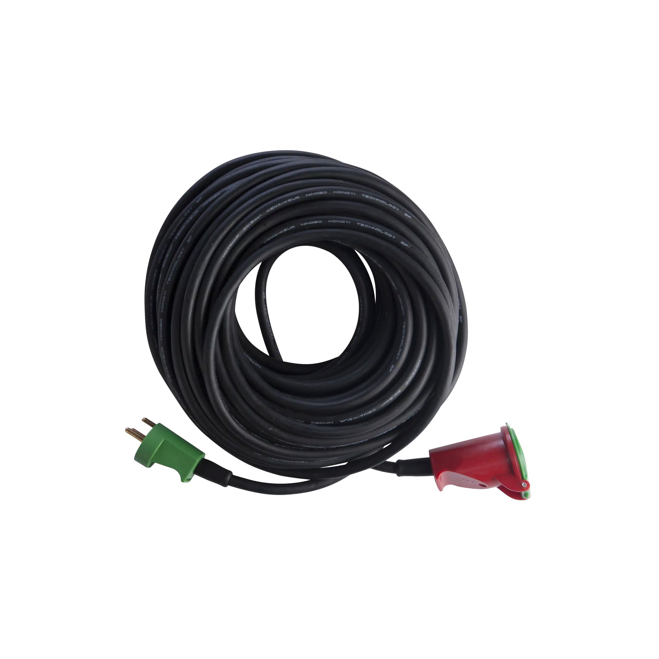 Grounded Cable Set with Impact-Resistant Connectors