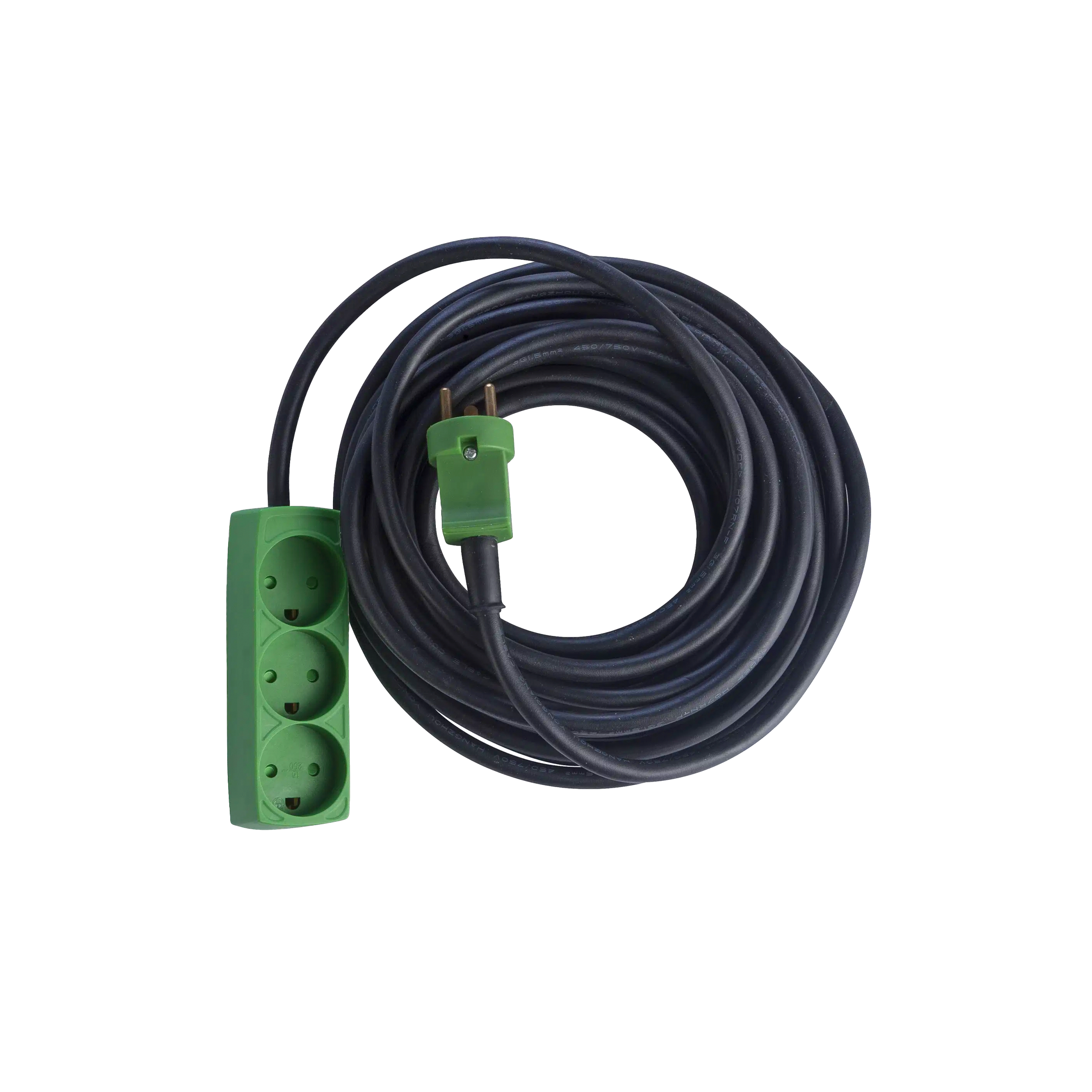 Grounded Cable Set with 3-way Socket
