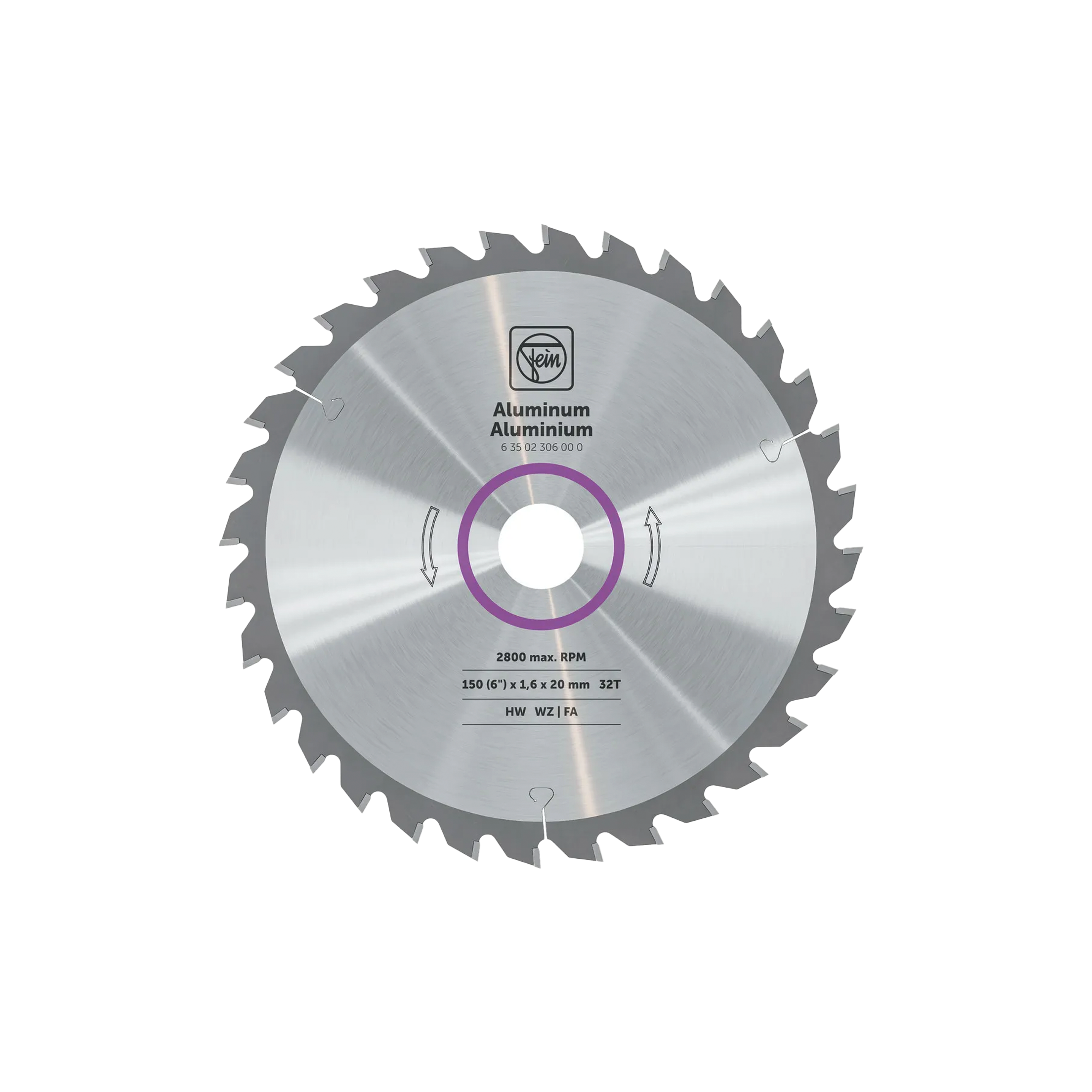 Circular Saw Blade for Aluminium and other Non-Ferrous Metals