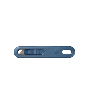 Detectable self-retract knife