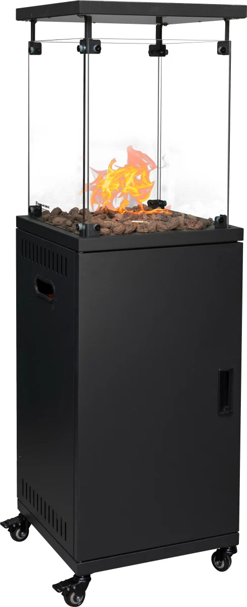 Patio heater Fire Pit Square, 135 cm, Black